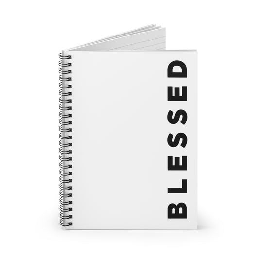 BLESSED Notebook | Spiral Ruled Journal
