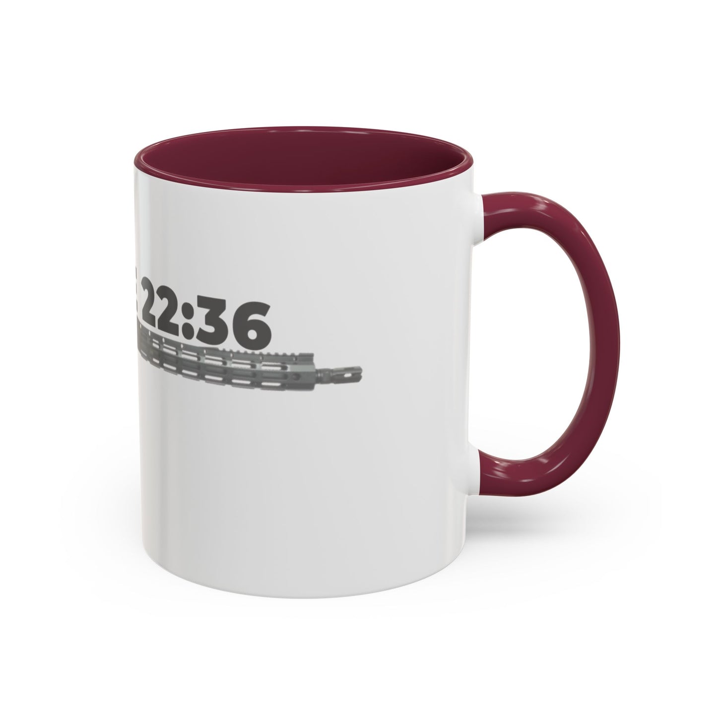 Luke 22:36 Rifle Mug – Christian Scripture Coffee Cup (11oz/15oz)