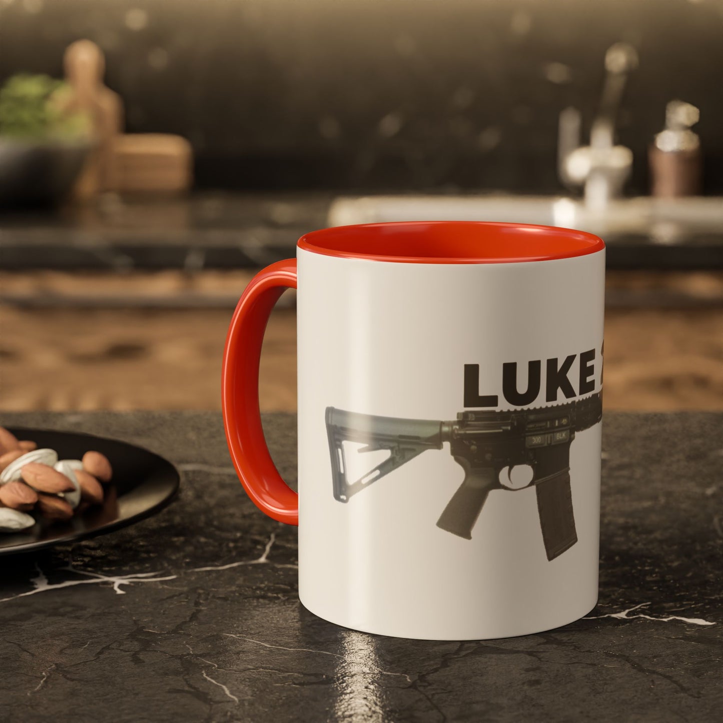Luke 22:36 Rifle Mug – Christian Scripture Coffee Cup (11oz/15oz)