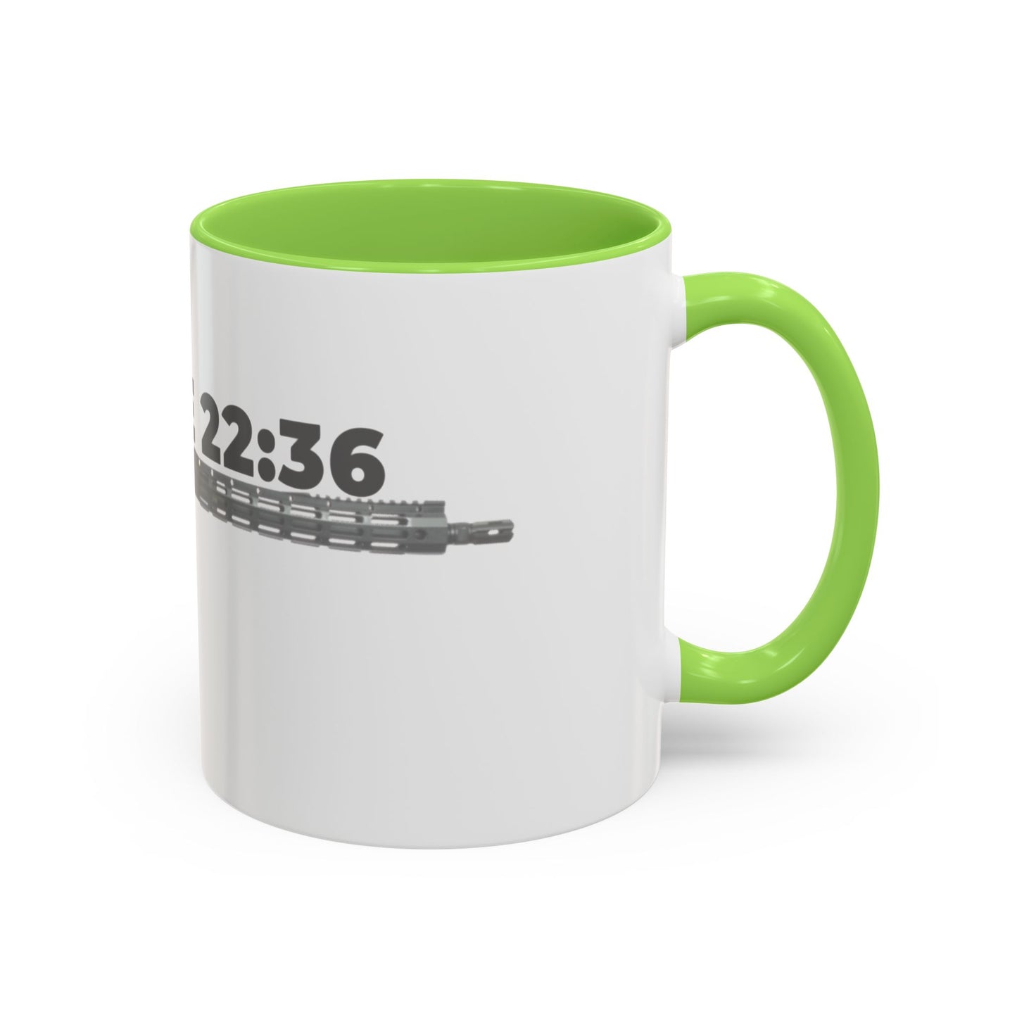 Luke 22:36 Rifle Mug – Christian Scripture Coffee Cup (11oz/15oz)