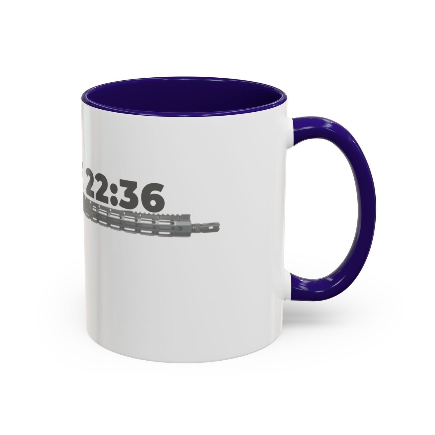 Luke 22:36 Rifle Mug – Christian Scripture Coffee Cup (11oz/15oz)