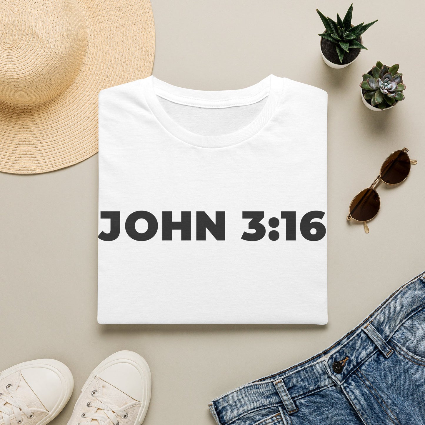 JOHN 3:16 Inspirational Christian T-Shirt