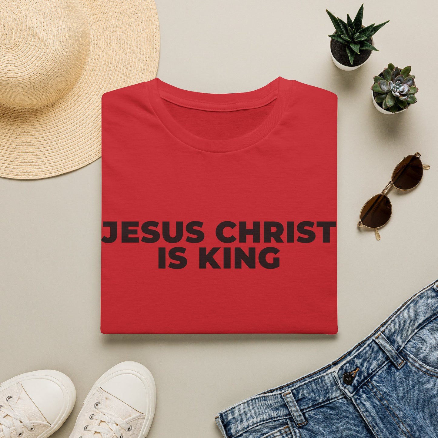 Jesus Christ Is King T-Shirt — Christian Faith Tee