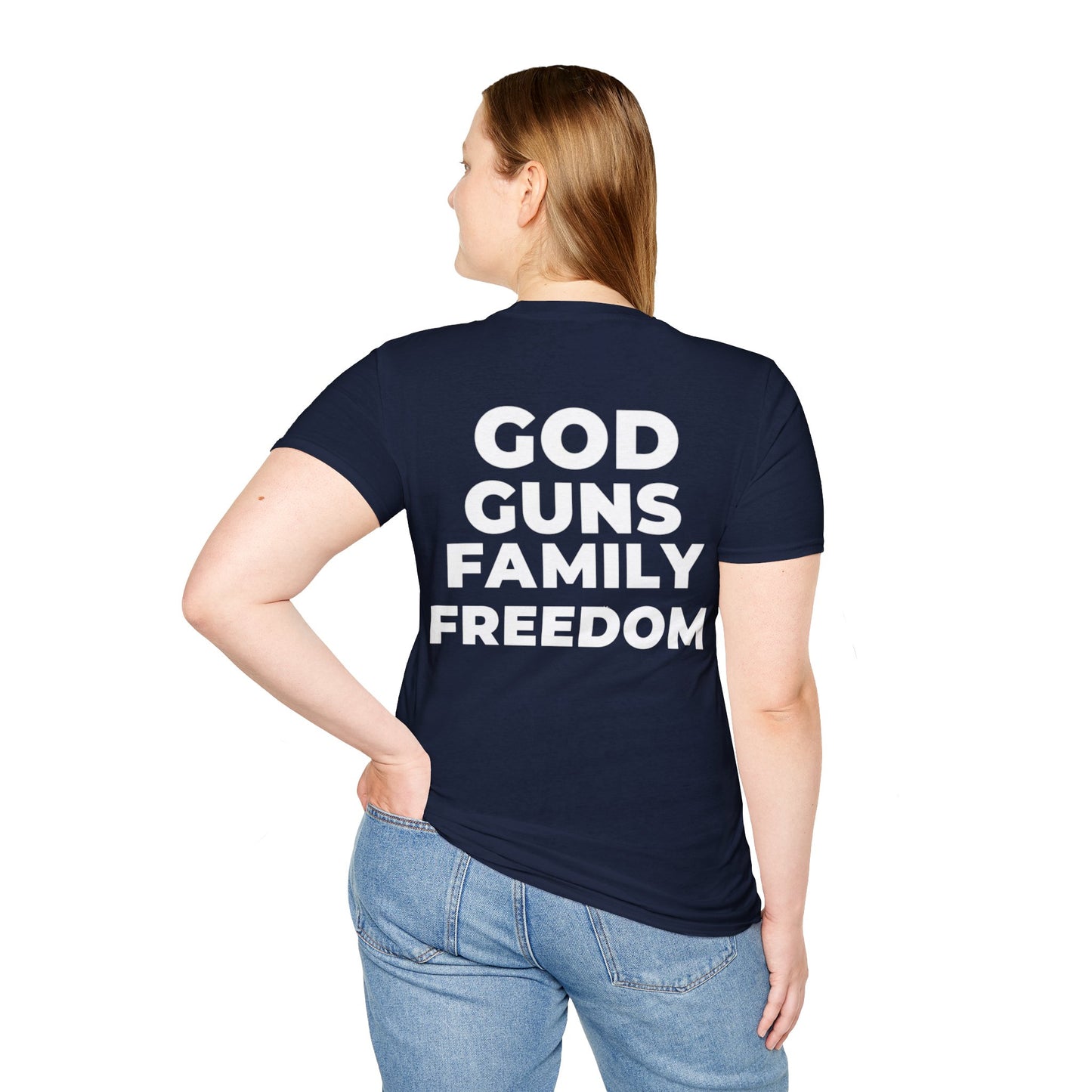 GOD BLESS AMERICA | GOD, GUNS, FAMILY, FREEDOM T-SHIRT