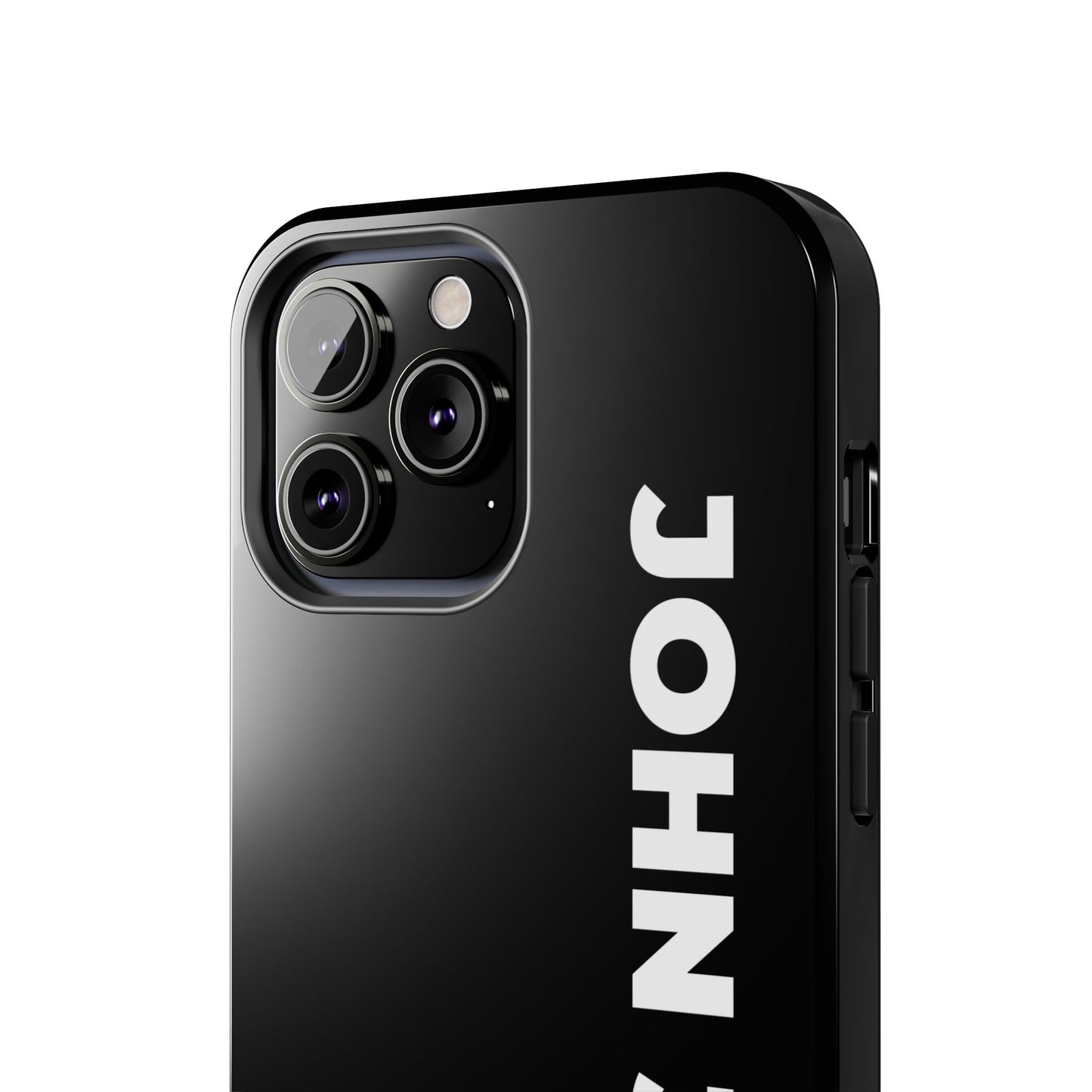 John 3:16 Tough Phone Case — Black Christian Scripture Phone Cover
