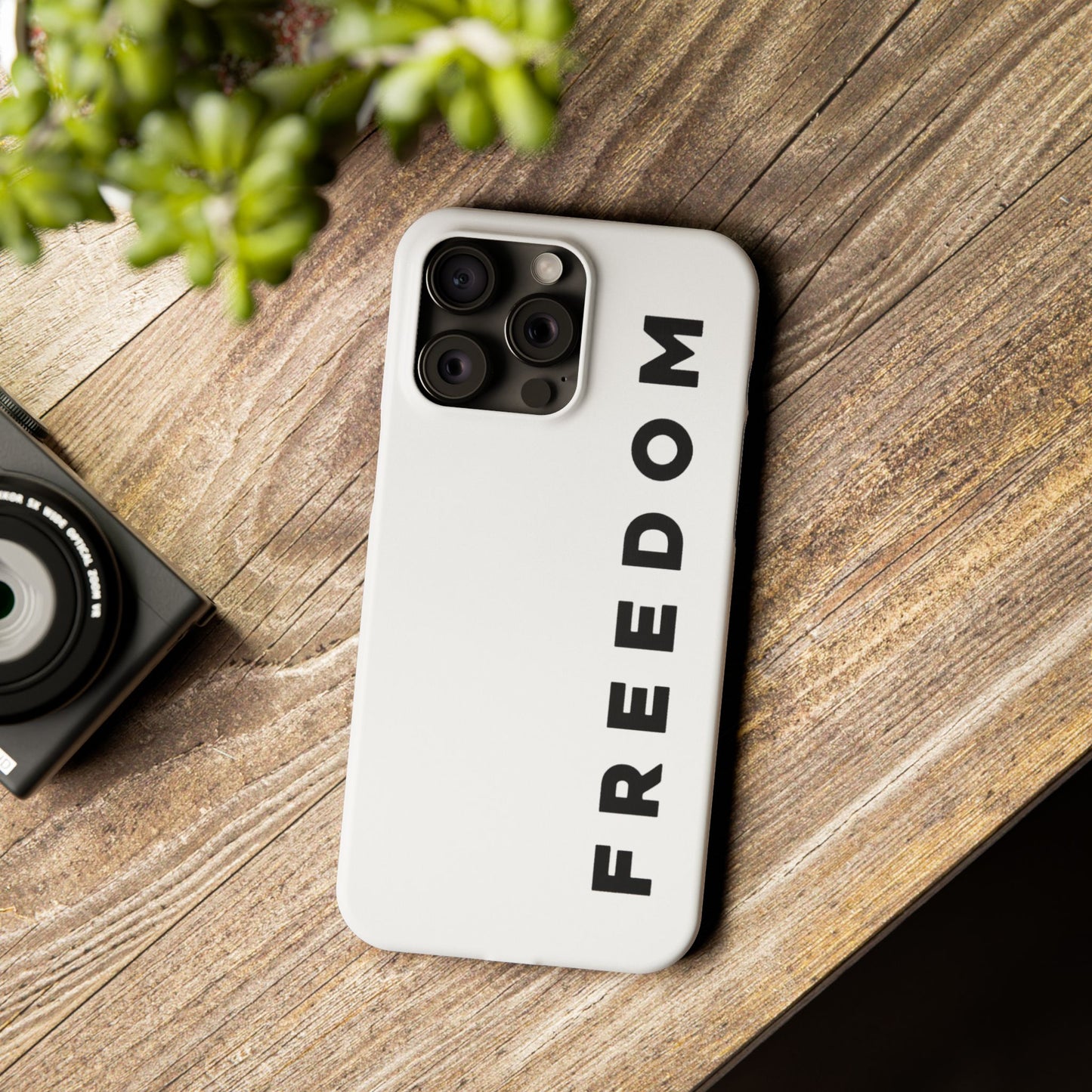 FREEDOM Slim Phone Case | Honoring Charlie Kirk