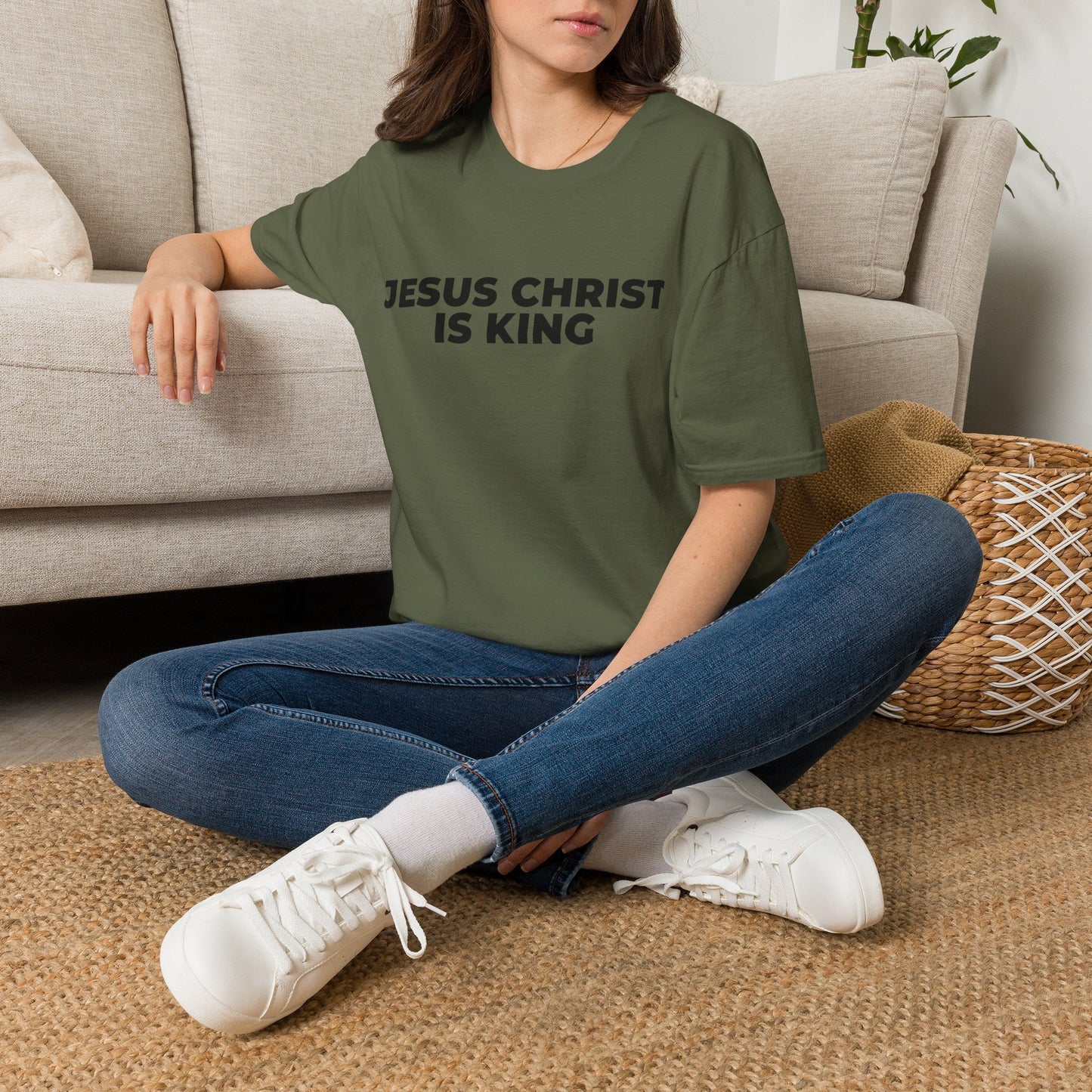 Jesus Christ Is King T-Shirt — Christian Faith Tee