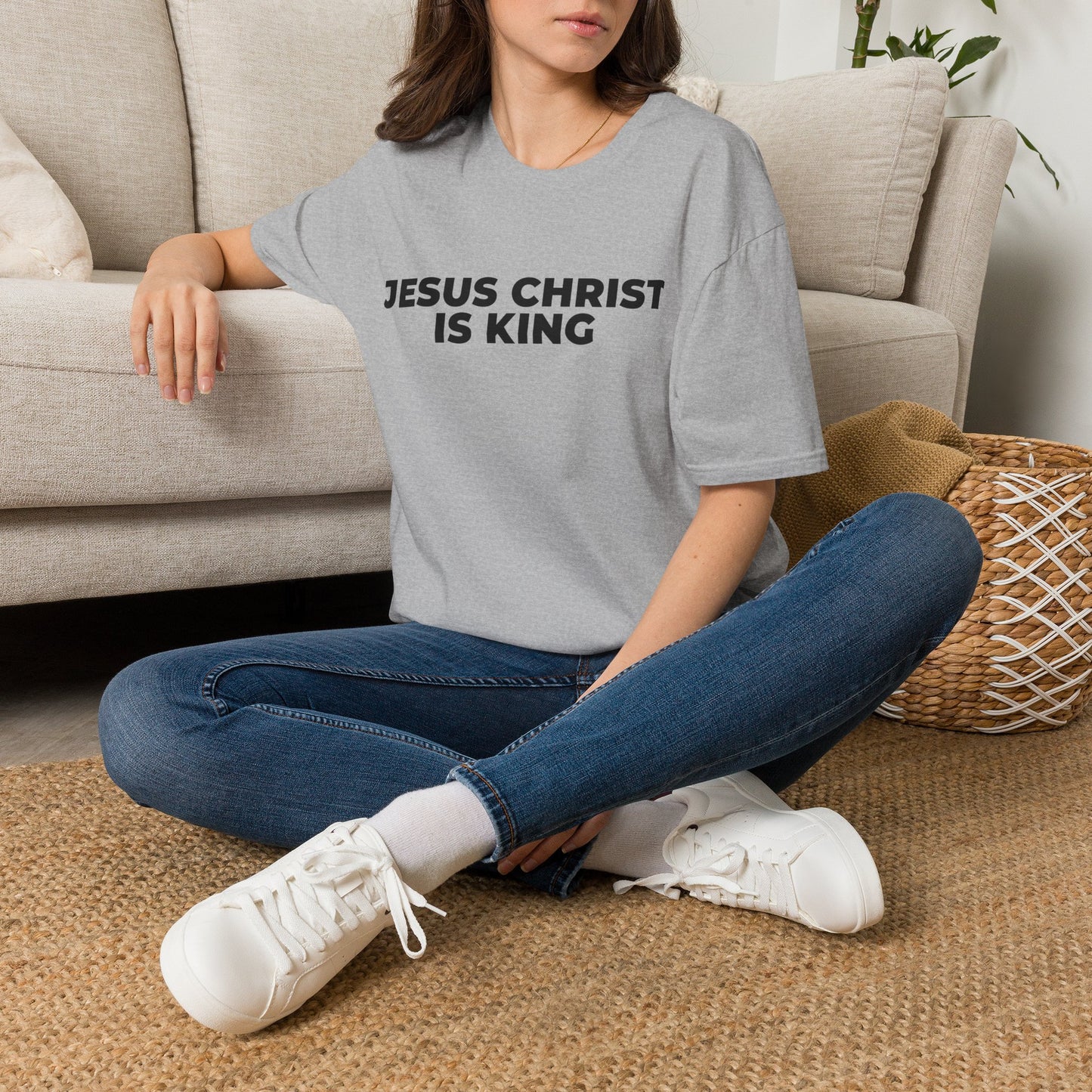 Jesus Christ Is King T-Shirt — Christian Faith Tee