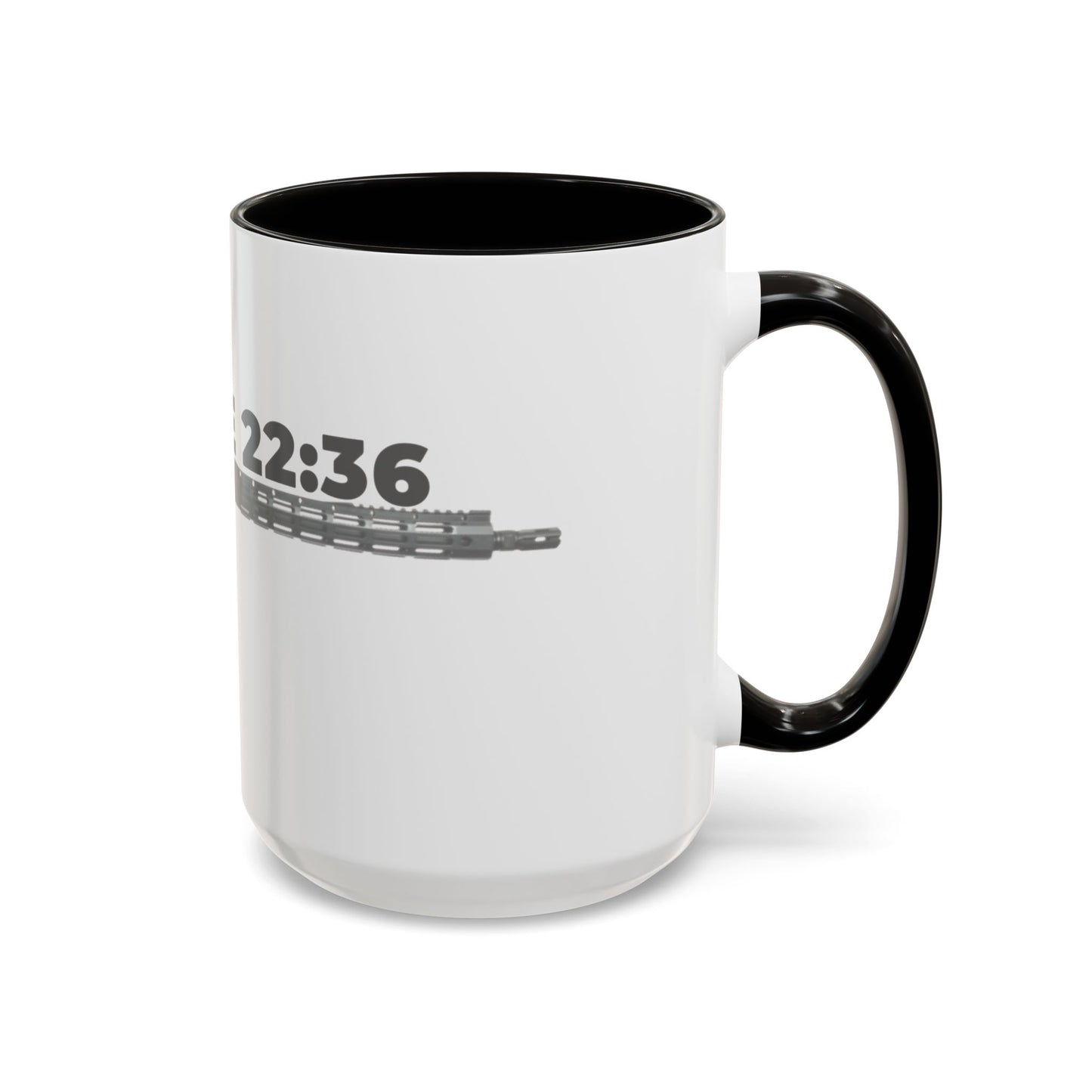 Luke 22:36 Rifle Mug – Christian Scripture Coffee Cup (11oz/15oz)