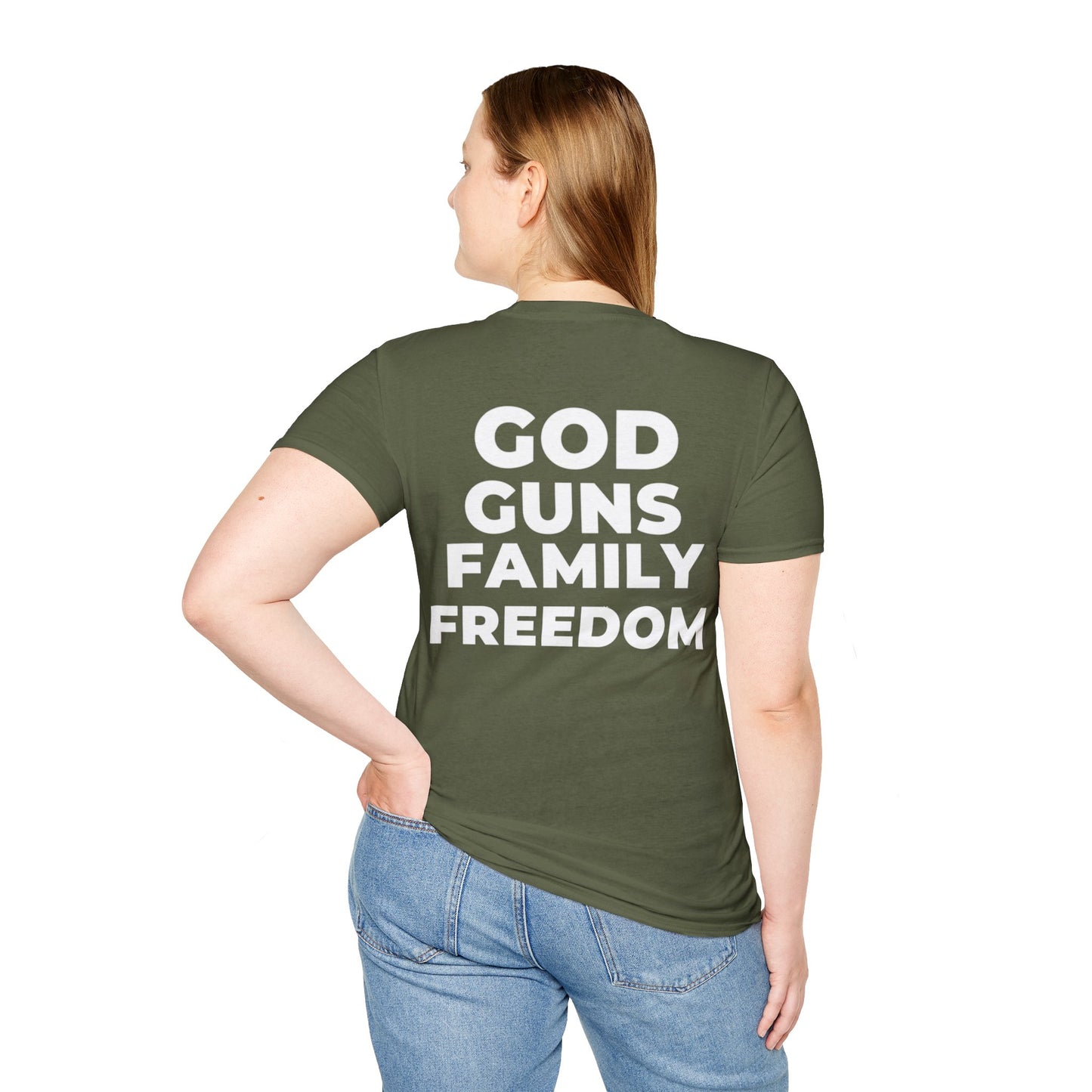 GOD BLESS AMERICA | GOD, GUNS, FAMILY, FREEDOM T-SHIRT