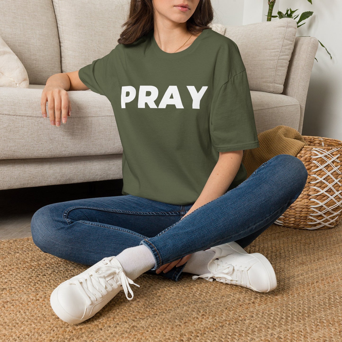 "PRAY" Inspirational Christian T-Shirt
