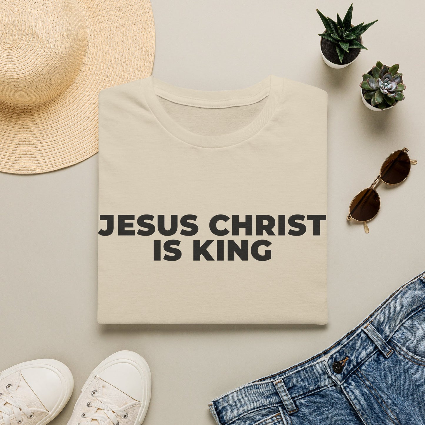 Jesus Christ Is King T-Shirt — Christian Faith Tee