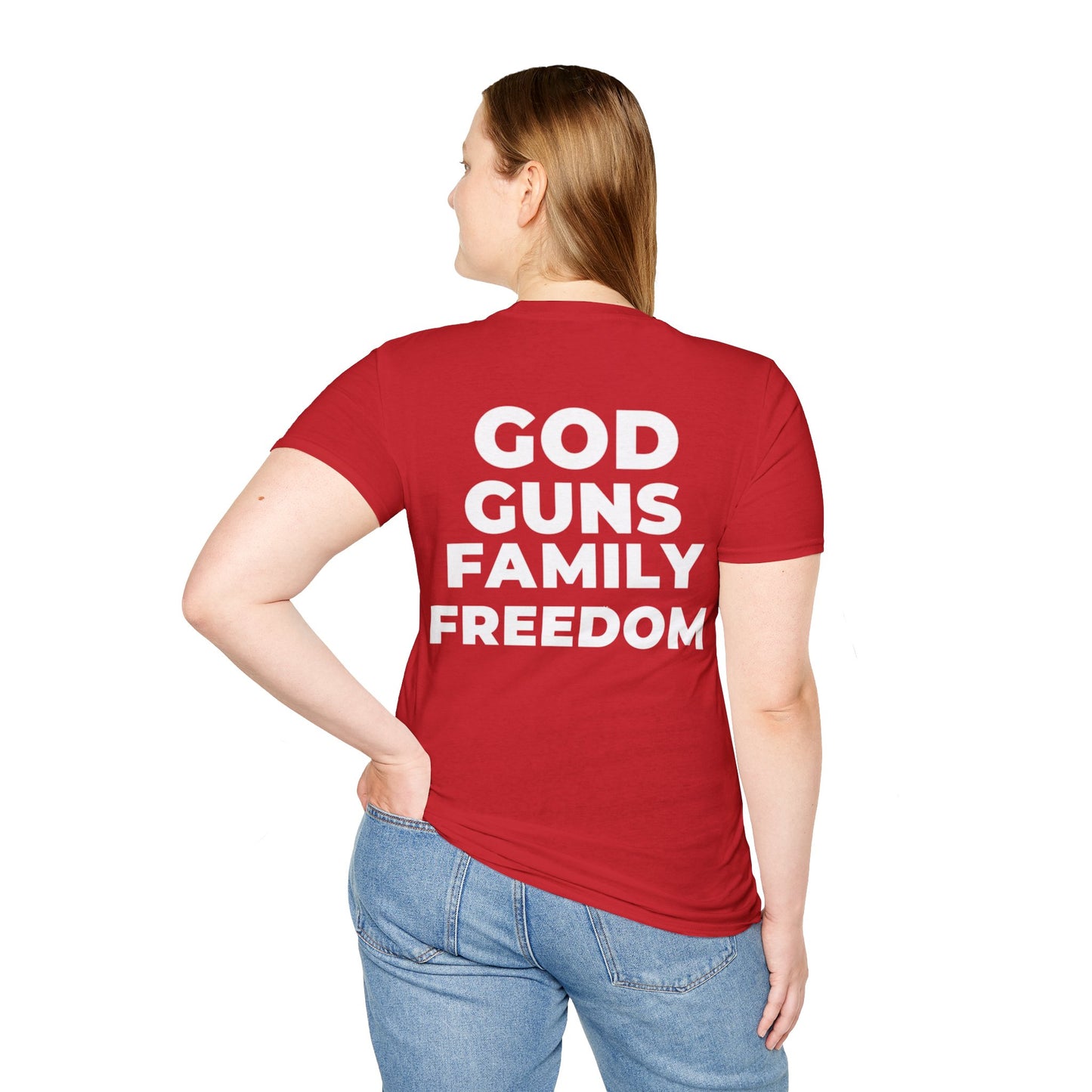 GOD BLESS AMERICA | GOD, GUNS, FAMILY, FREEDOM T-SHIRT