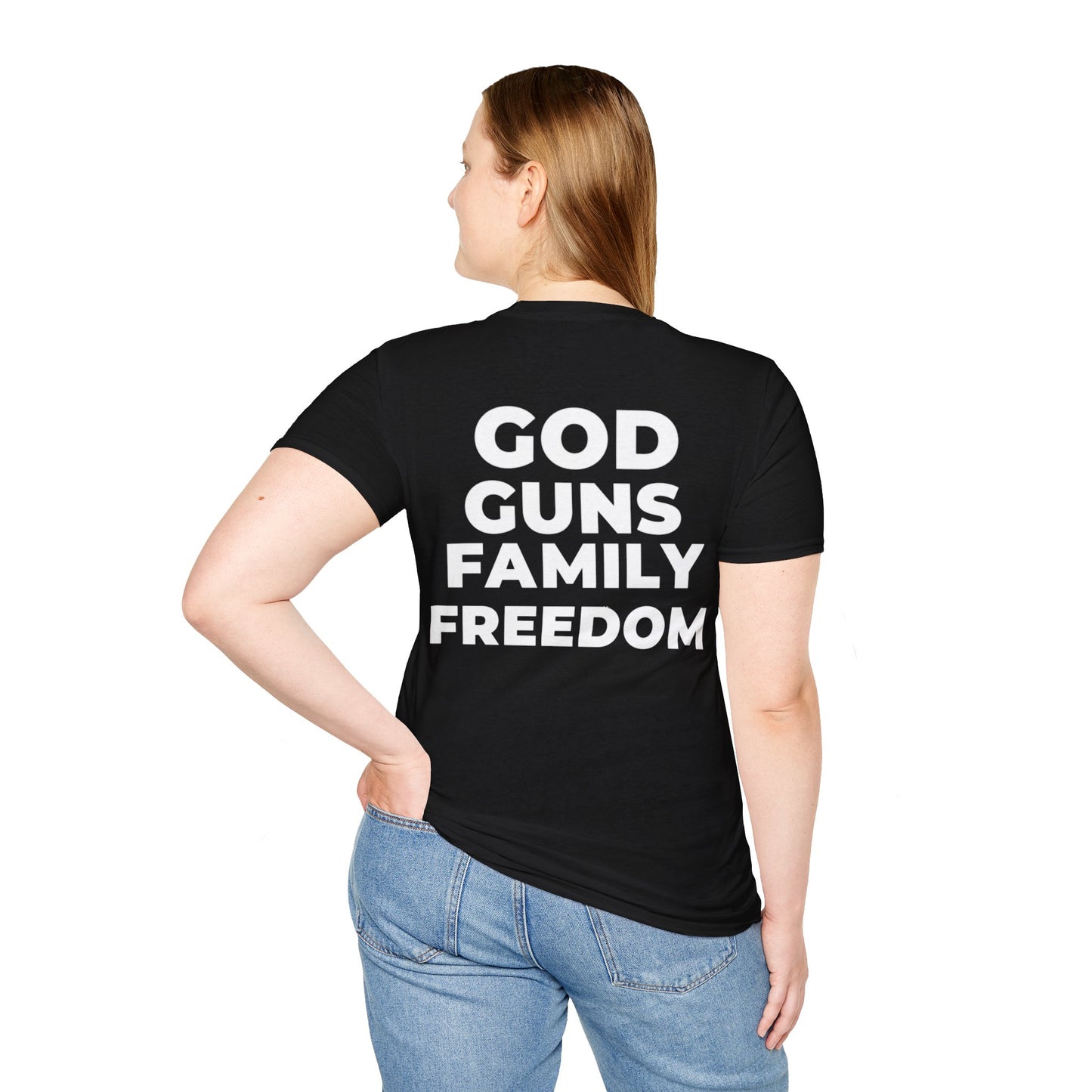 GOD BLESS AMERICA | GOD, GUNS, FAMILY, FREEDOM T-SHIRT