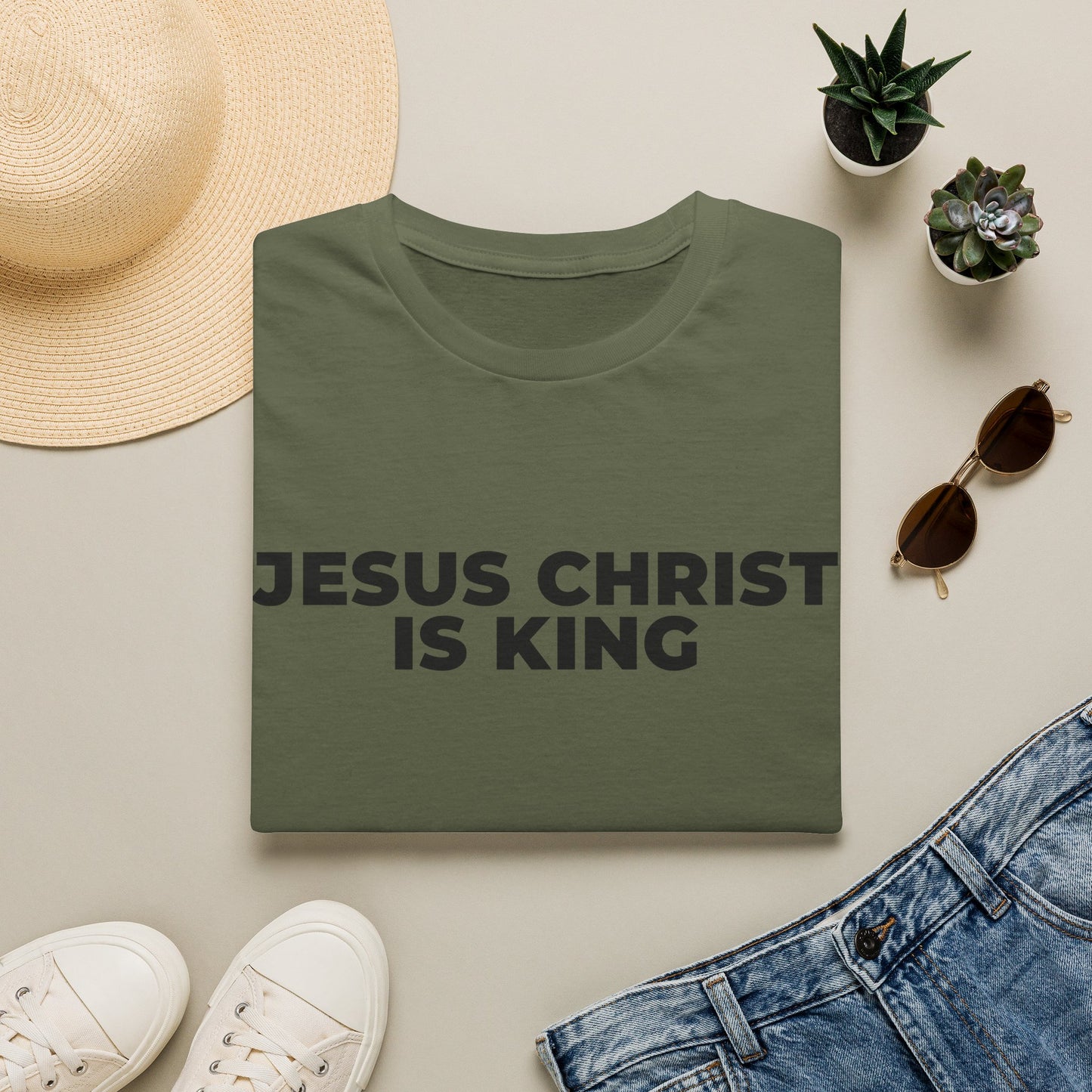 Jesus Christ Is King T-Shirt — Christian Faith Tee