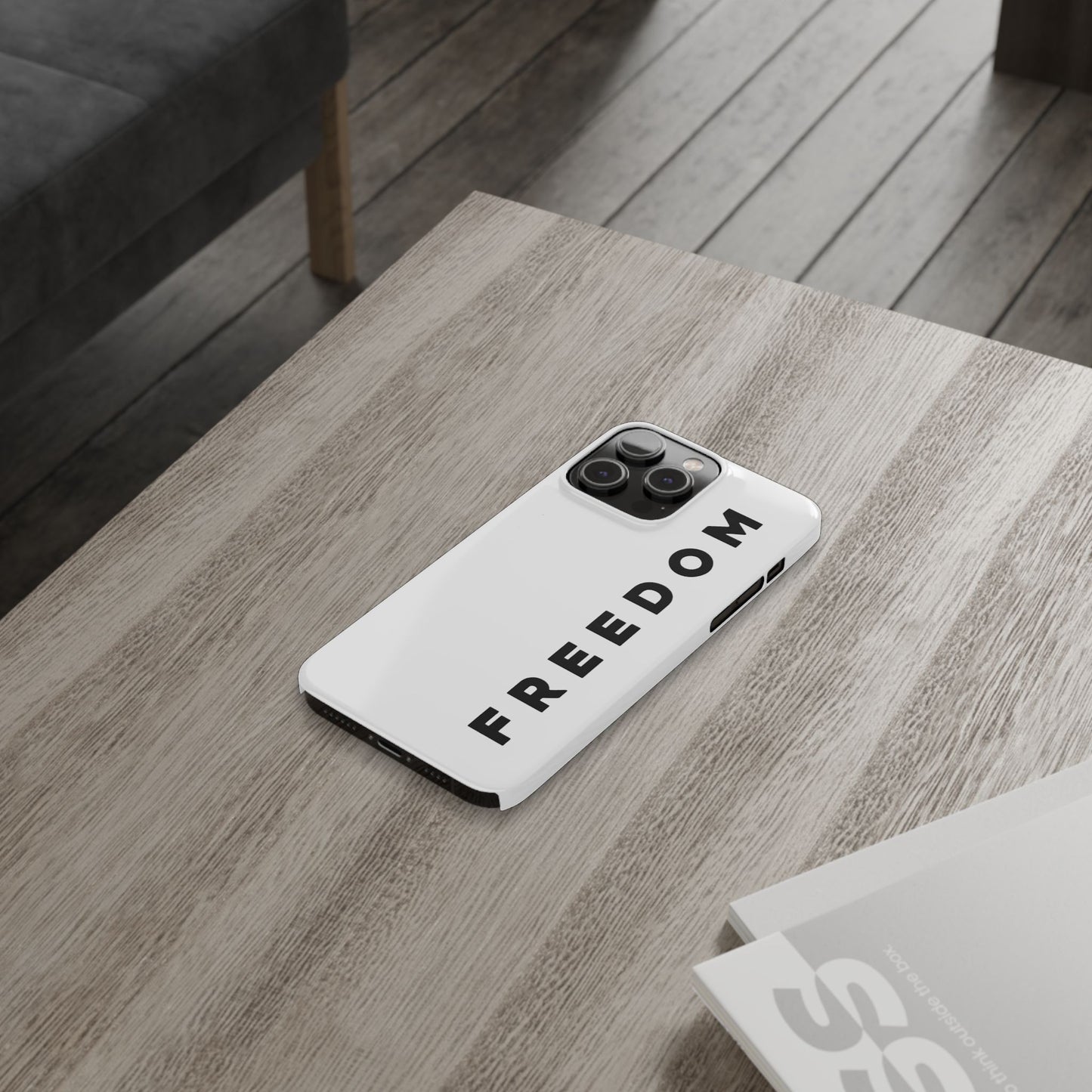 FREEDOM Slim Phone Case | Honoring Charlie Kirk