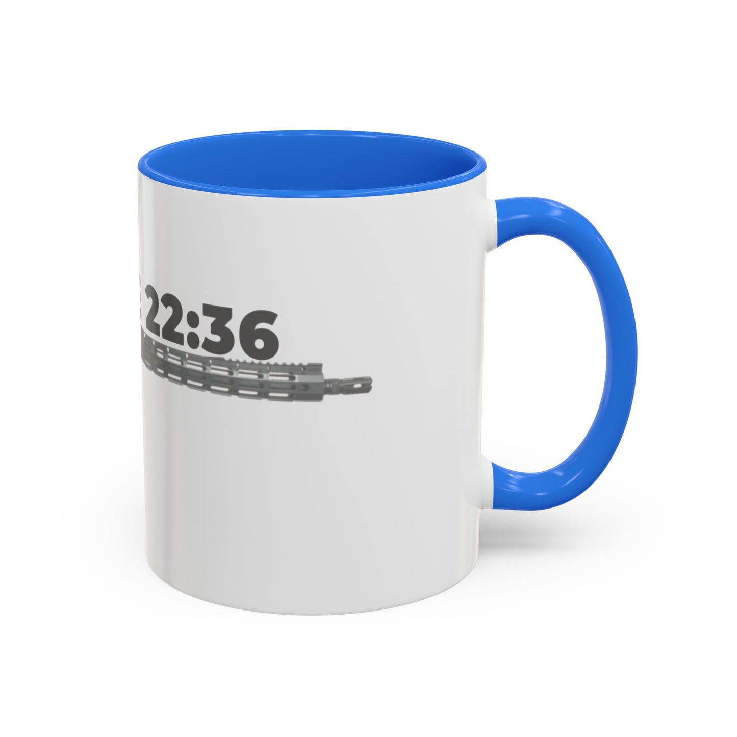 Luke 22:36 Rifle Mug – Christian Scripture Coffee Cup (11oz/15oz)