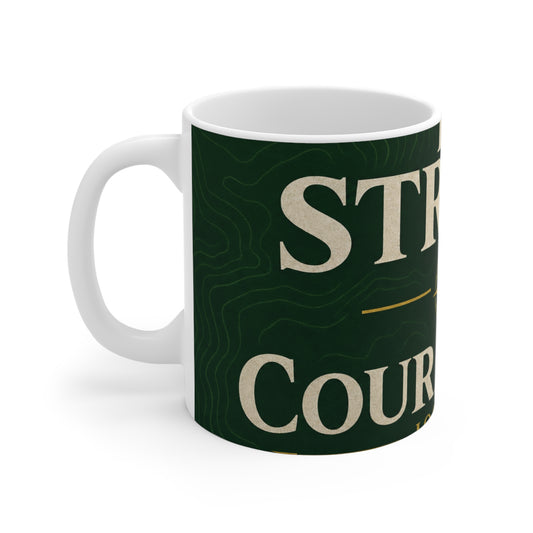 Be Strong And Courageous Mug - Joshua 1:9 | Bible Compass
