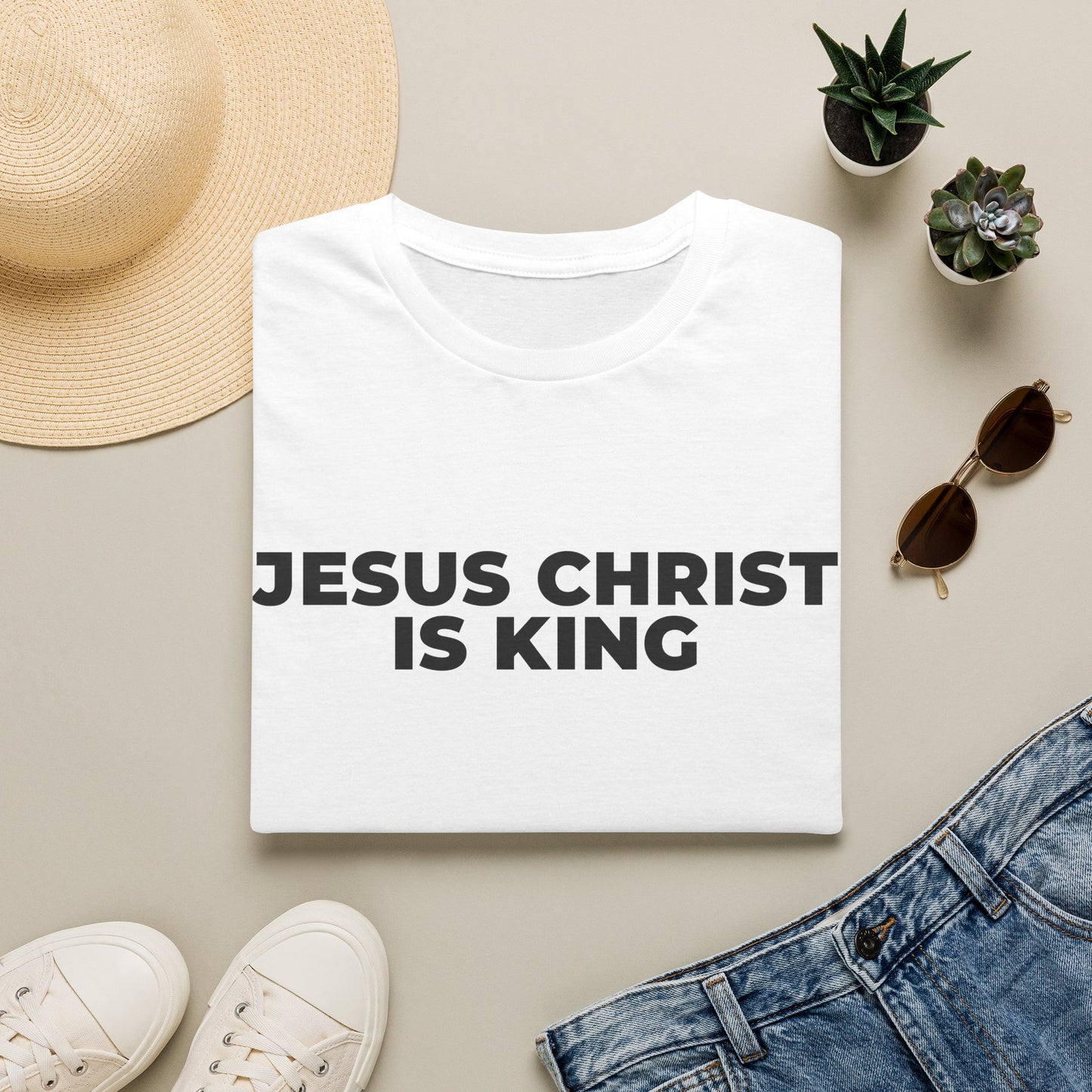 Jesus Christ Is King T-Shirt — Christian Faith Tee