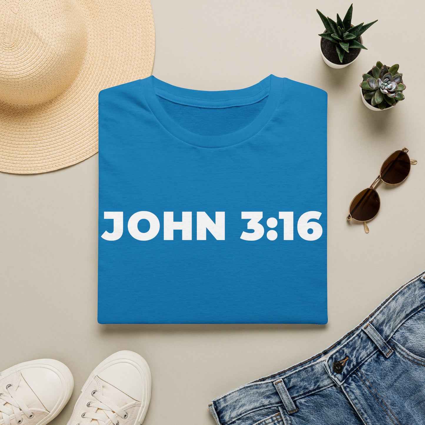 JOHN 3:16 Inspirational Christian T-Shirt