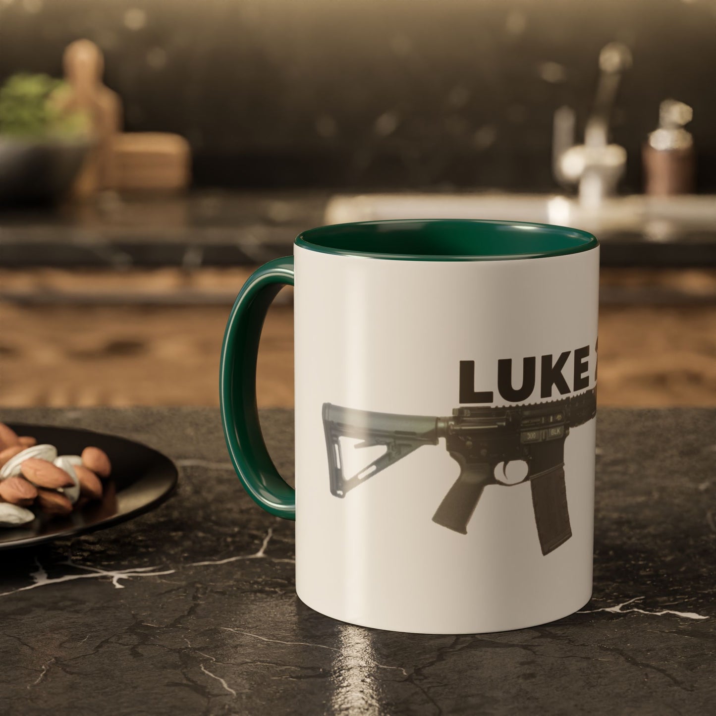 Luke 22:36 Rifle Mug – Christian Scripture Coffee Cup (11oz/15oz)