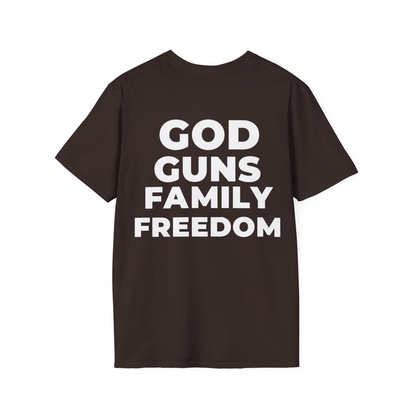 GOD BLESS AMERICA | GOD, GUNS, FAMILY, FREEDOM T-SHIRT