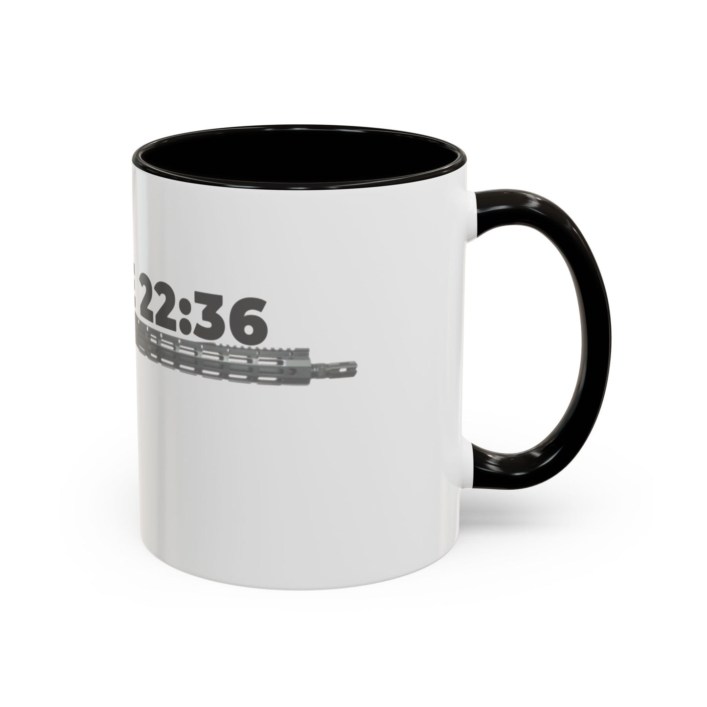 Luke 22:36 Rifle Mug – Christian Scripture Coffee Cup (11oz/15oz)