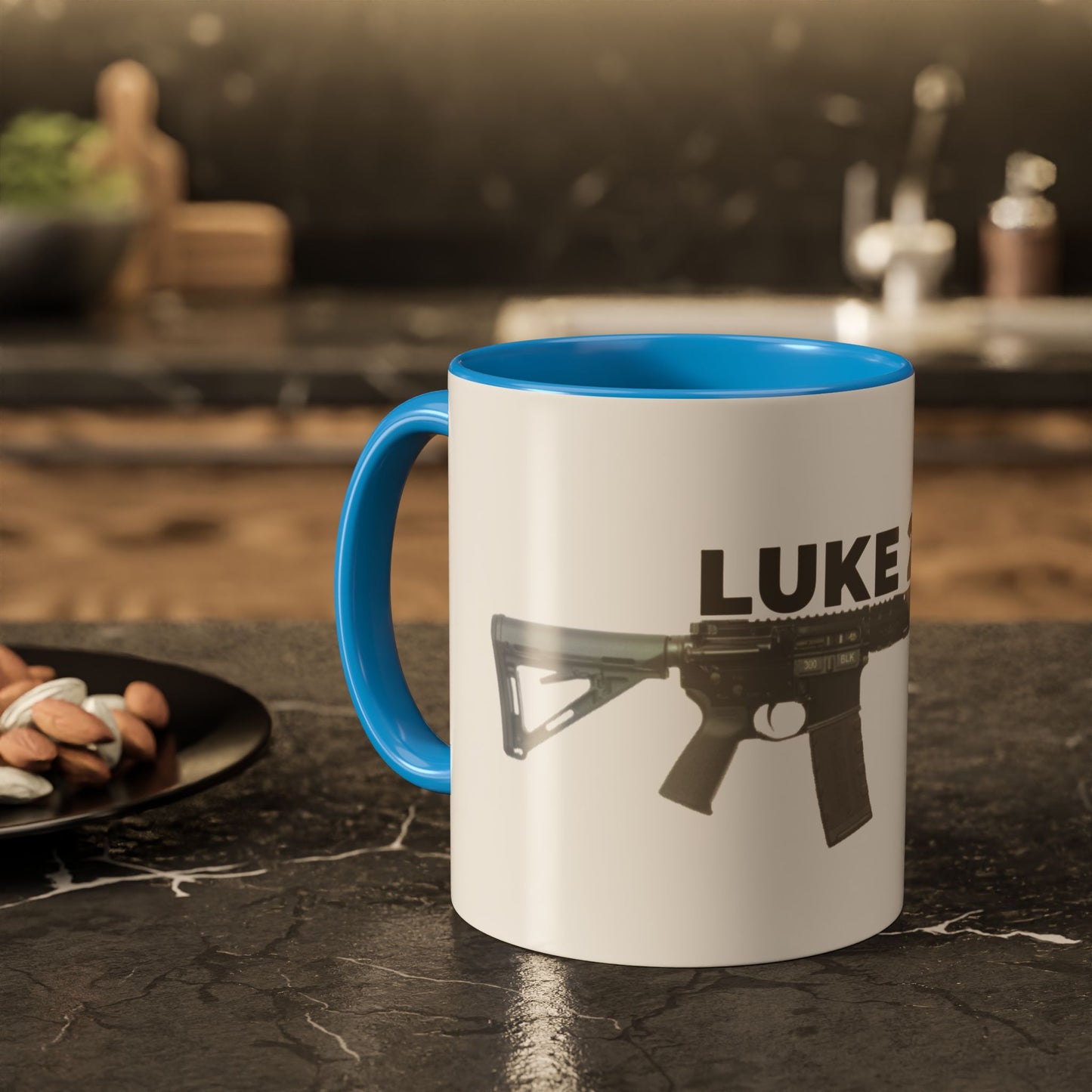 Luke 22:36 Rifle Mug – Christian Scripture Coffee Cup (11oz/15oz)
