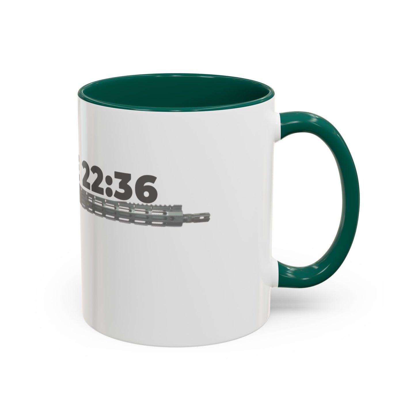 Luke 22:36 Rifle Mug – Christian Scripture Coffee Cup (11oz/15oz)