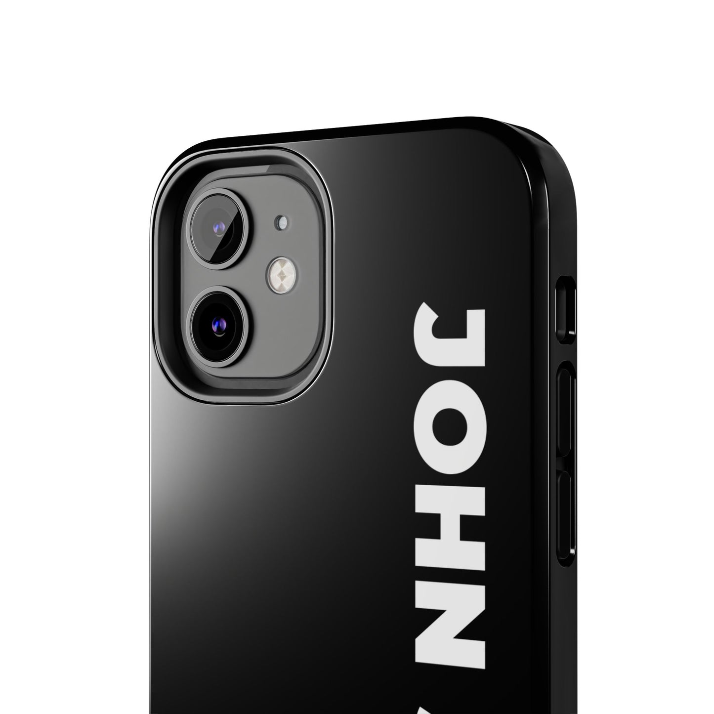 John 3:16 Tough Phone Case — Black Christian Scripture Phone Cover