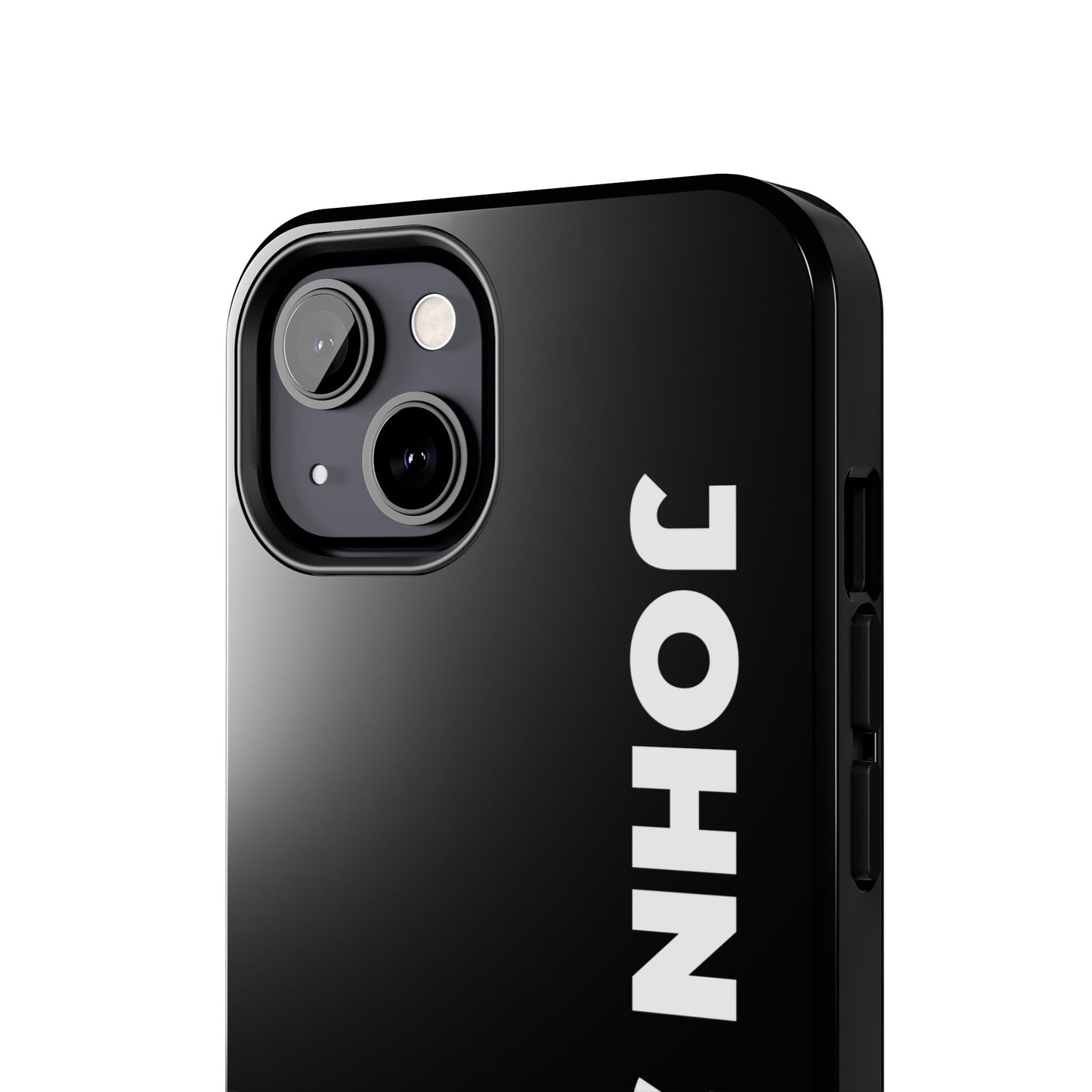 John 3:16 Tough Phone Case — Black Christian Scripture Phone Cover