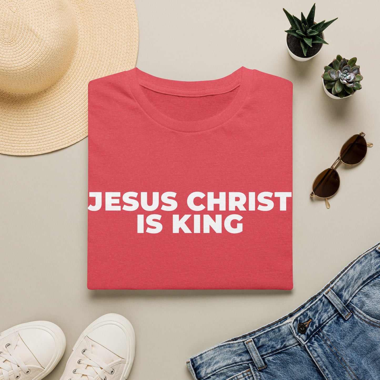 Jesus Christ Is King T-Shirt — Bold Christian Faith Tee