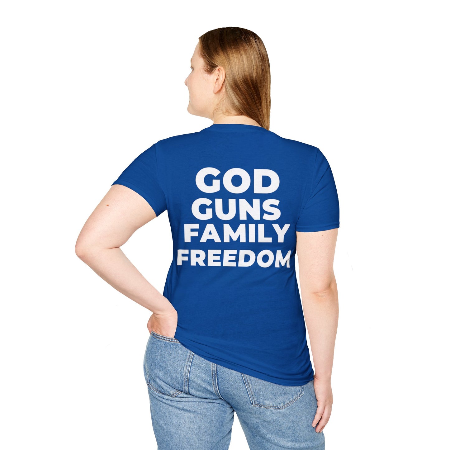 GOD BLESS AMERICA | GOD, GUNS, FAMILY, FREEDOM T-SHIRT