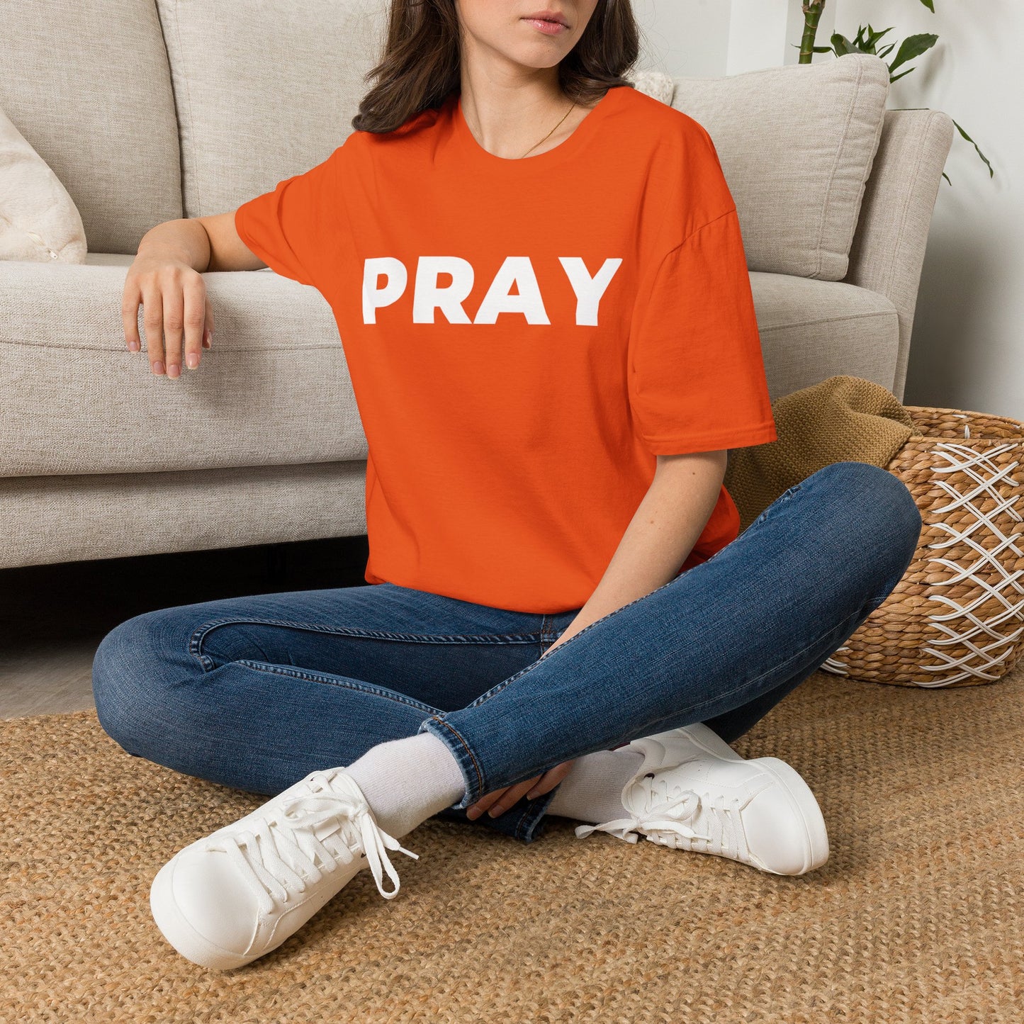 "PRAY" Inspirational Christian T-Shirt