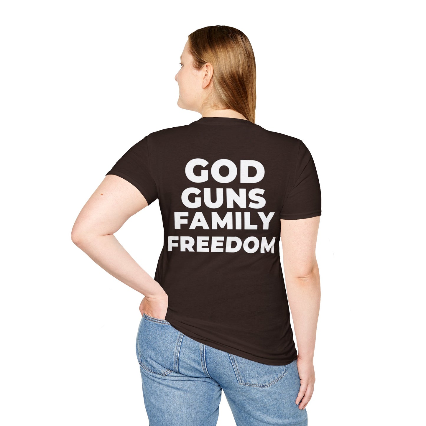 GOD BLESS AMERICA | GOD, GUNS, FAMILY, FREEDOM T-SHIRT