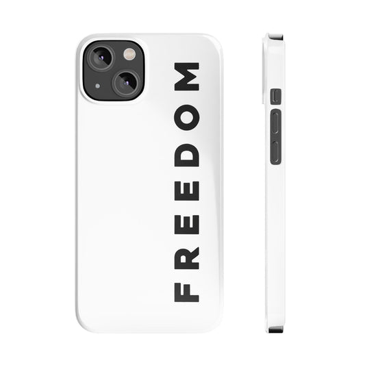 FREEDOM Slim Phone Case | Honoring Charlie Kirk
