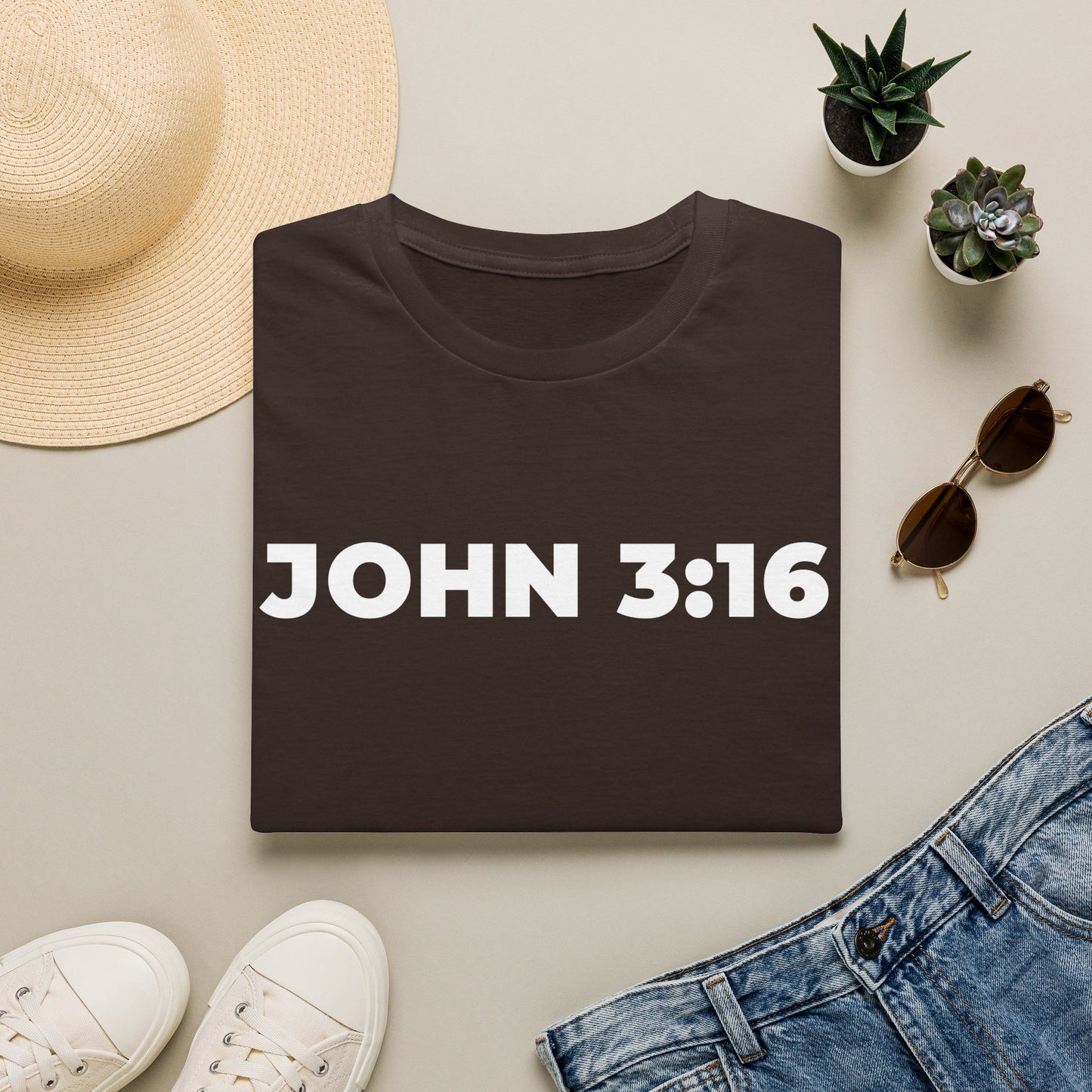JOHN 3:16 Inspirational Christian T-Shirt
