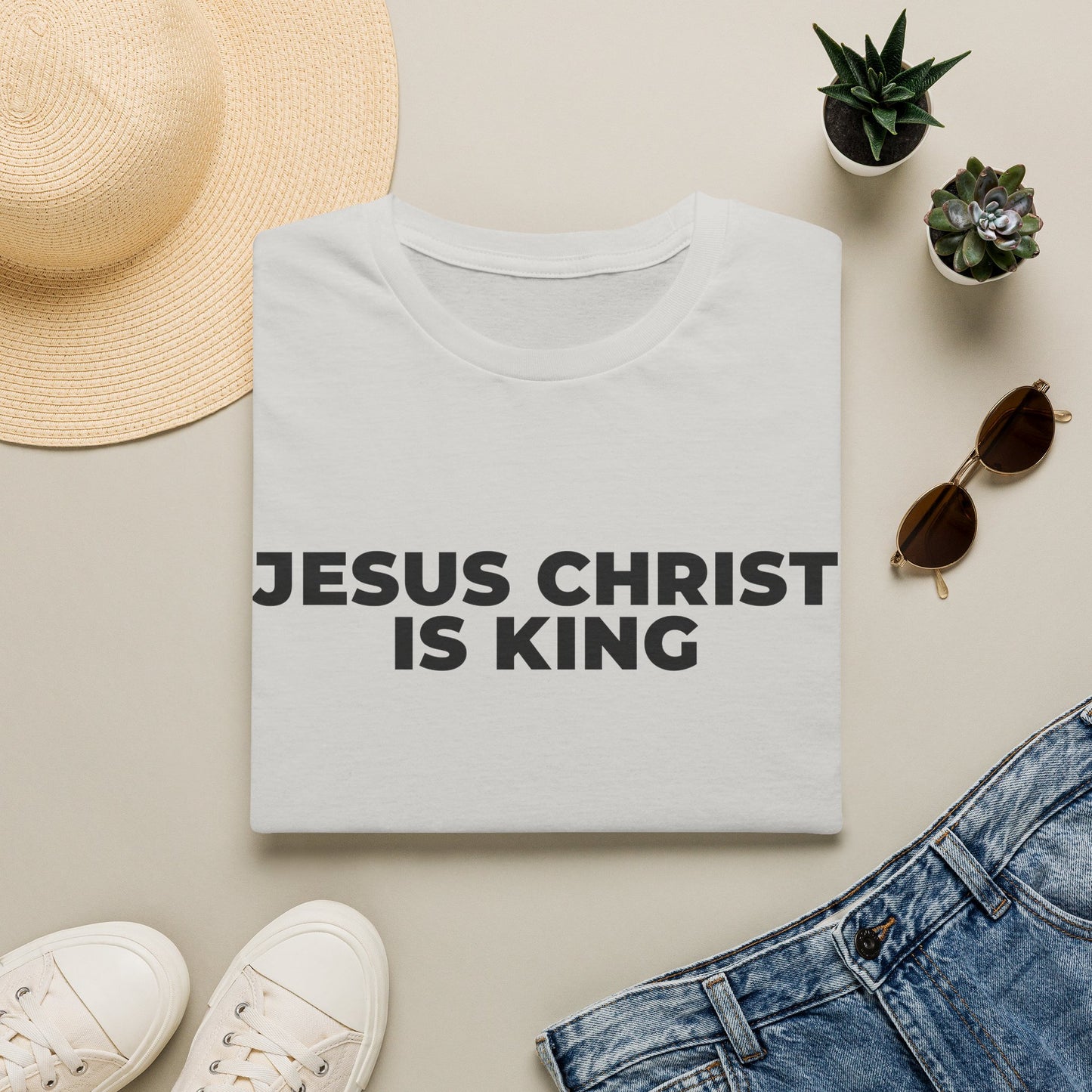 Jesus Christ Is King T-Shirt — Christian Faith Tee