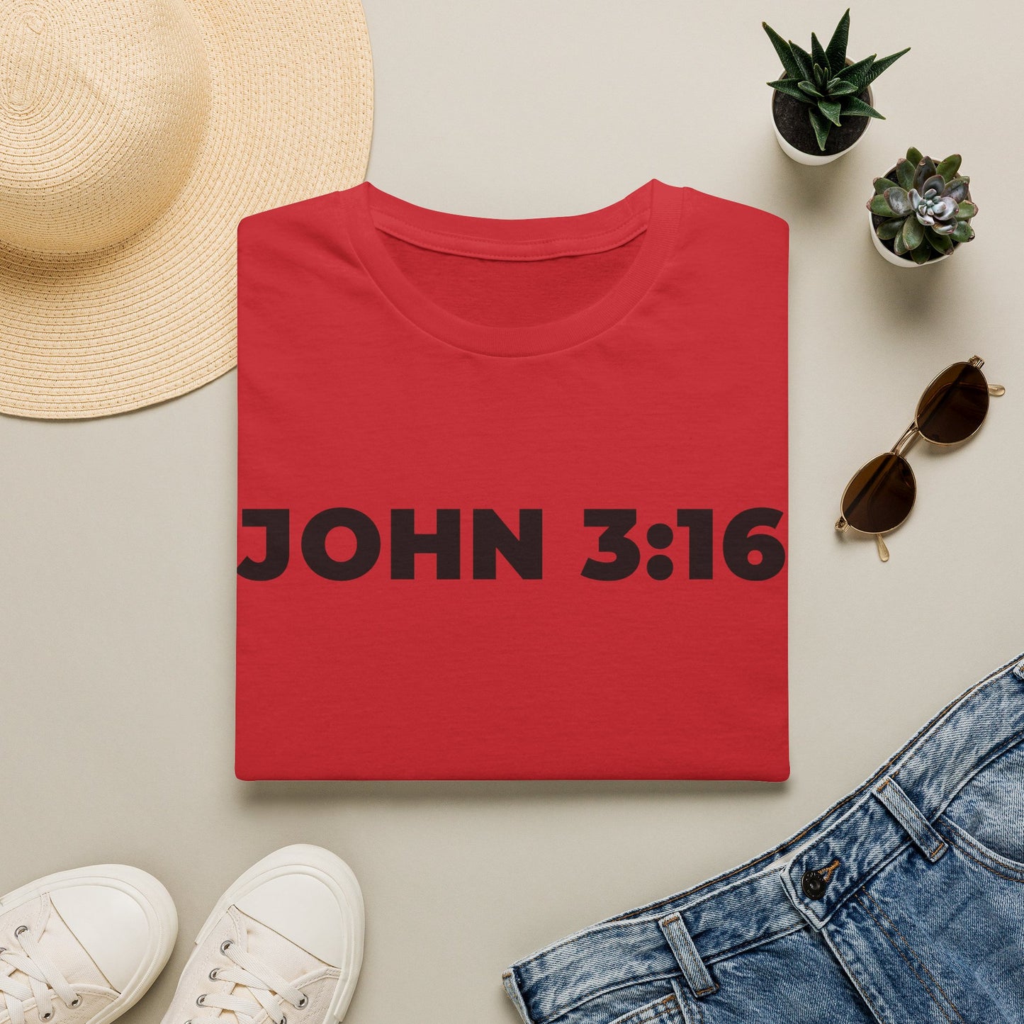 JOHN 3:16 Inspirational Christian T-Shirt