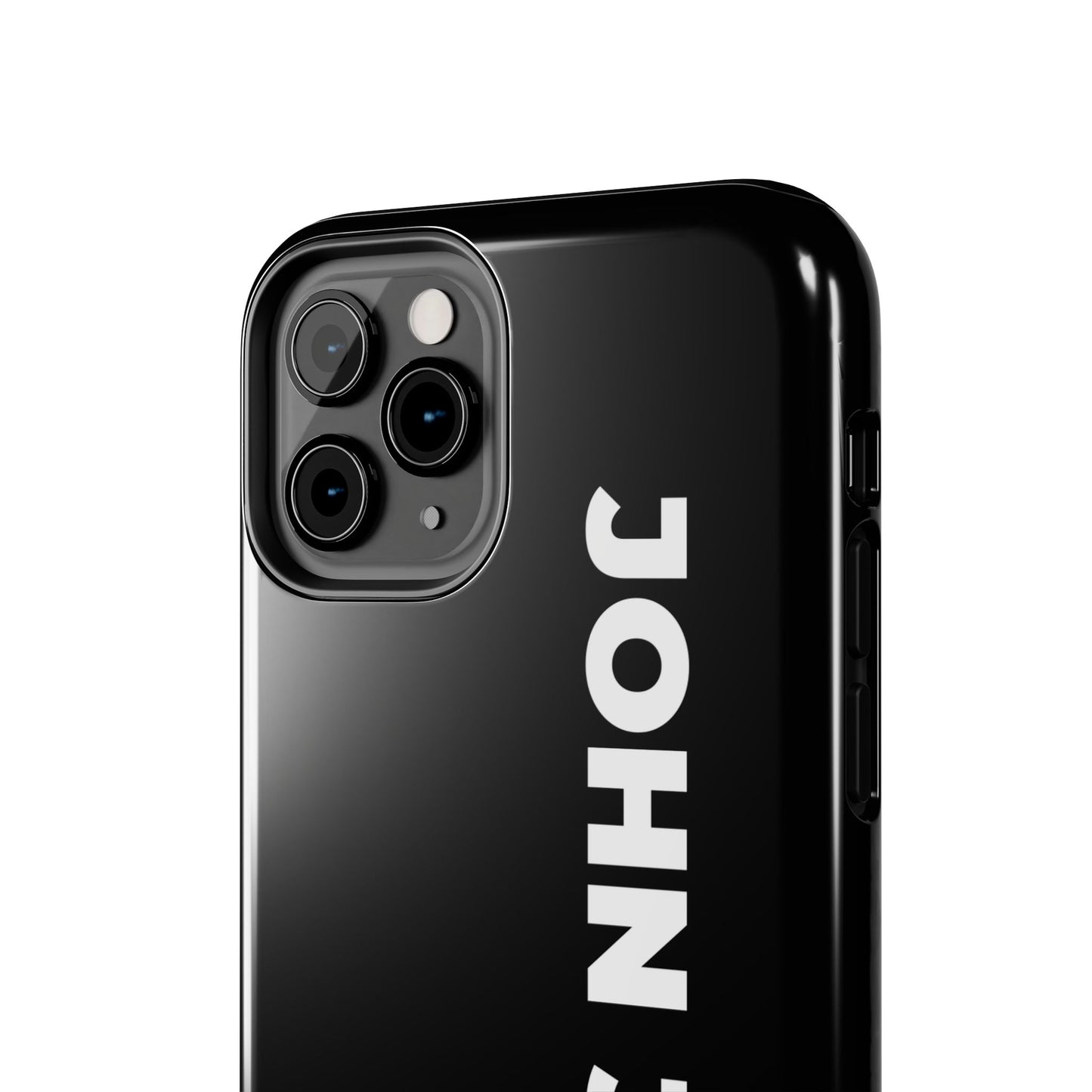 John 3:16 Tough Phone Case — Black Christian Scripture Phone Cover