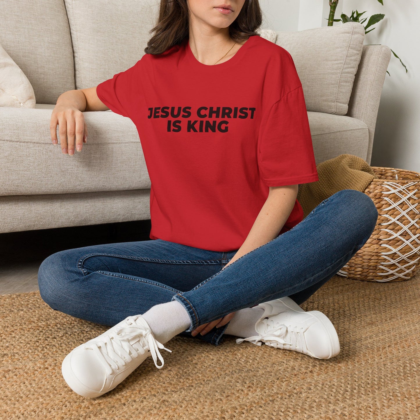 Jesus Christ Is King T-Shirt — Christian Faith Tee